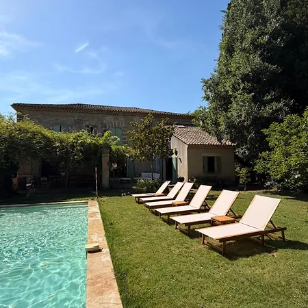 別荘 Mas De Teillan Avec Piscine Privee